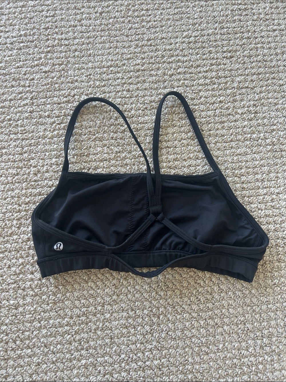 lululemon athletica Black Strappy Low-Impact Sports Bra